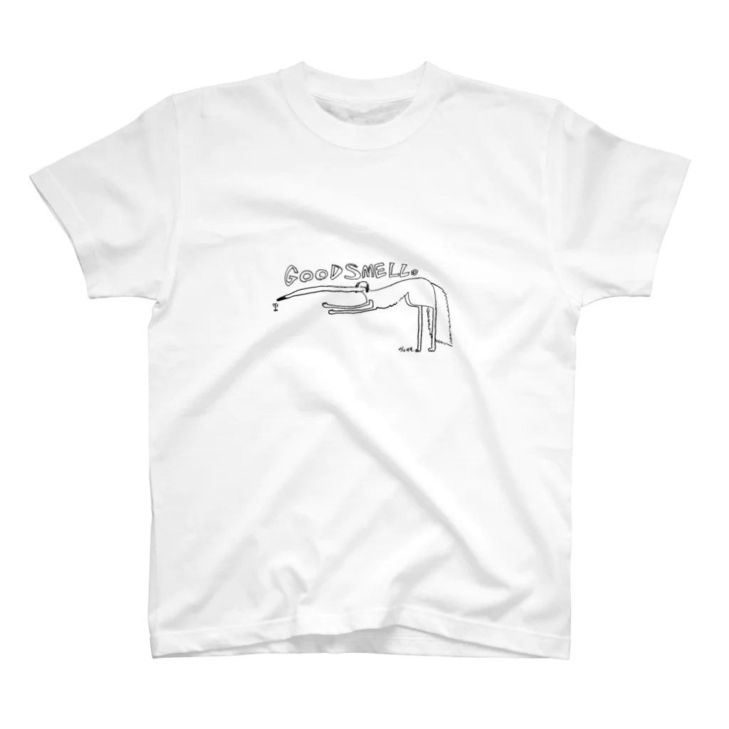 ヴェかも🦆のGOODSMELLボルゾイ スタンダードTシャツ