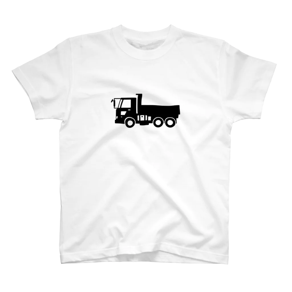 働く車・乗り物Tシャツ／KK商店のダンプカー スタンダードTシャツ