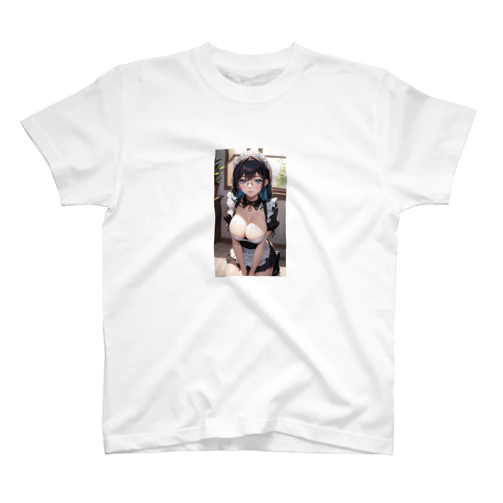 美少女学院の黒髪美少女　美鈴ちゃん　メイド スタンダードTシャツ