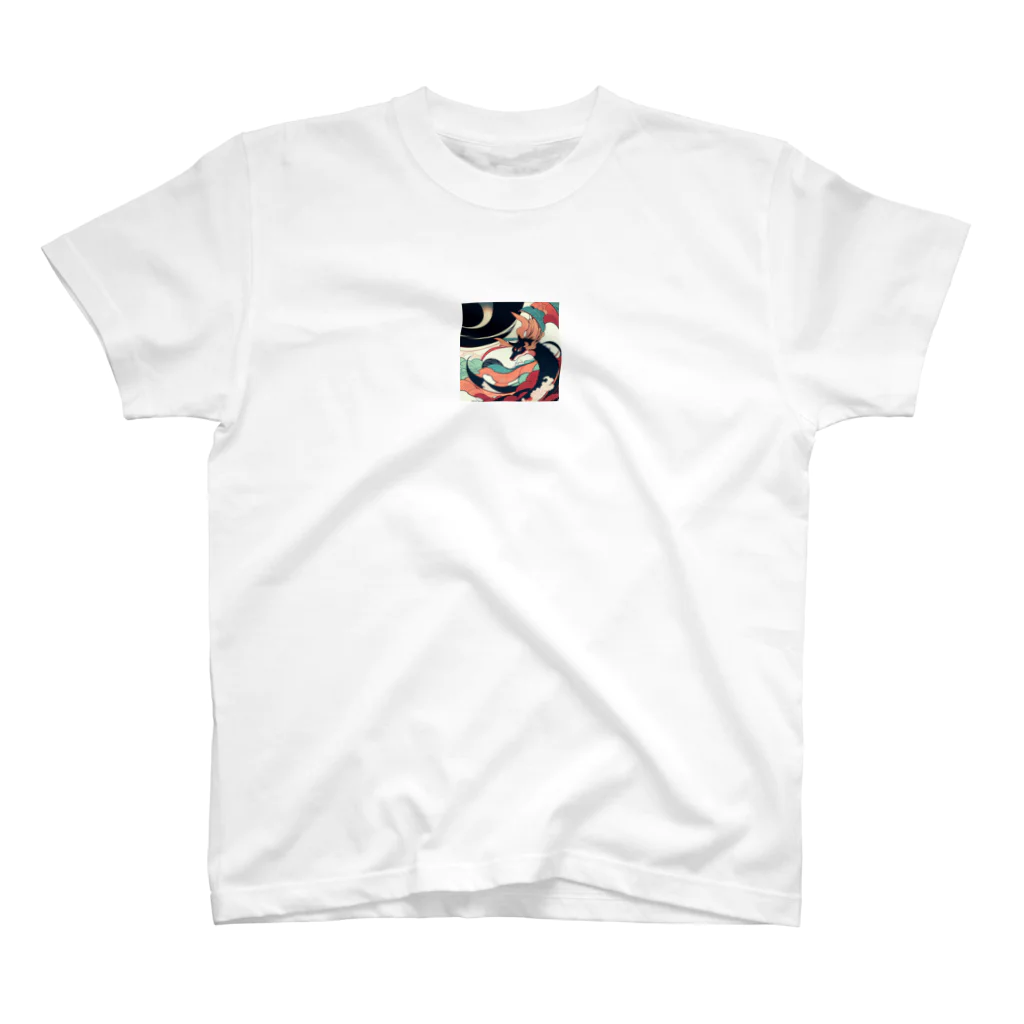 Tarionのうきよ犬3 スタンダードTシャツ