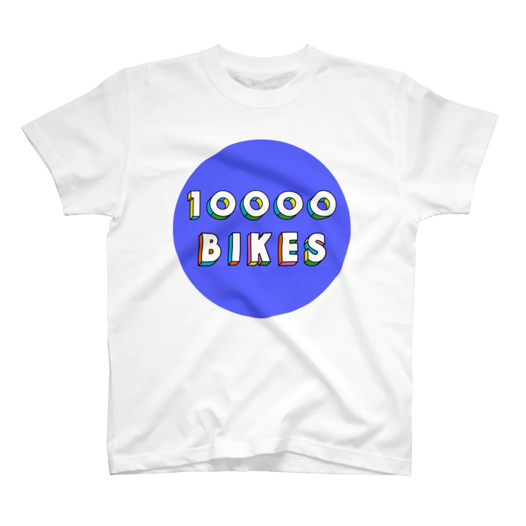 10000BIKESの10000BIKES オリジナルTシャツ-マル- Regular Fit T-Shirt