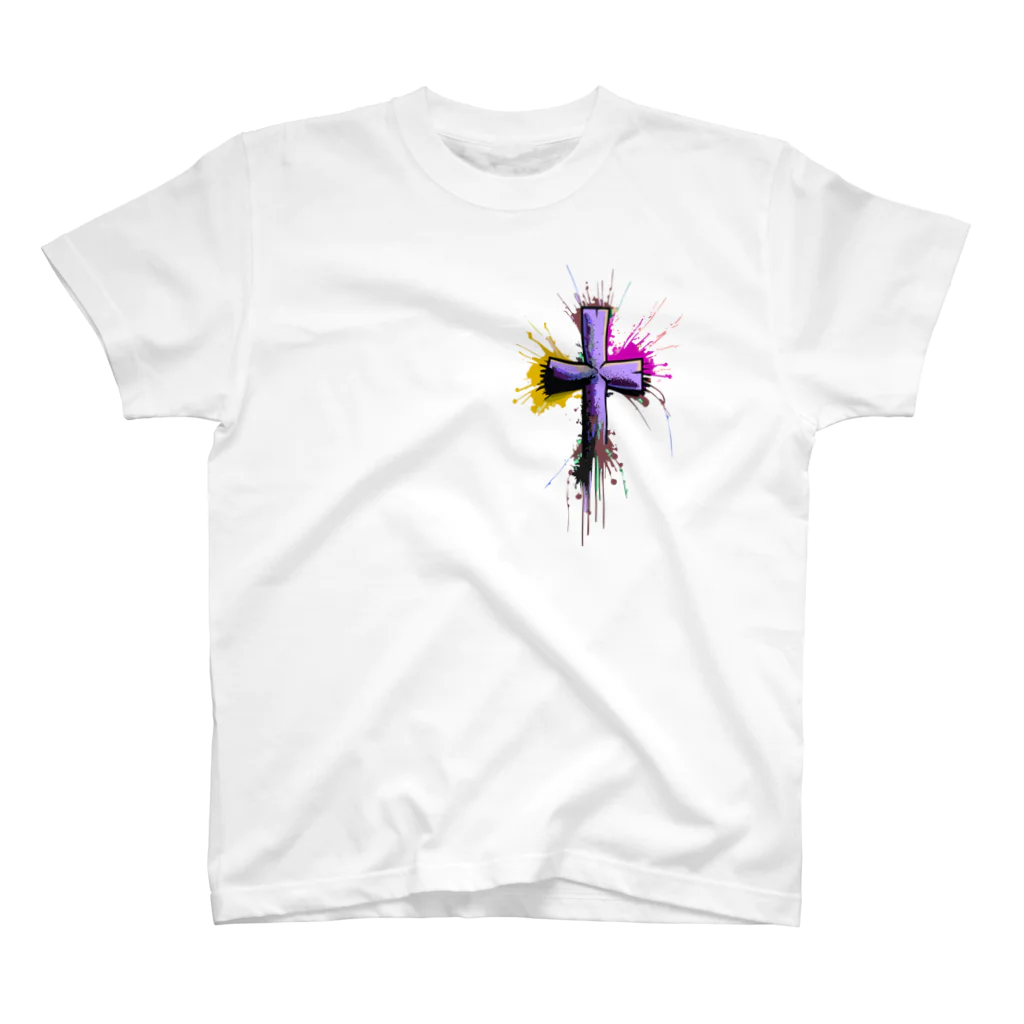 jo-の十字架アート Regular Fit T-Shirt