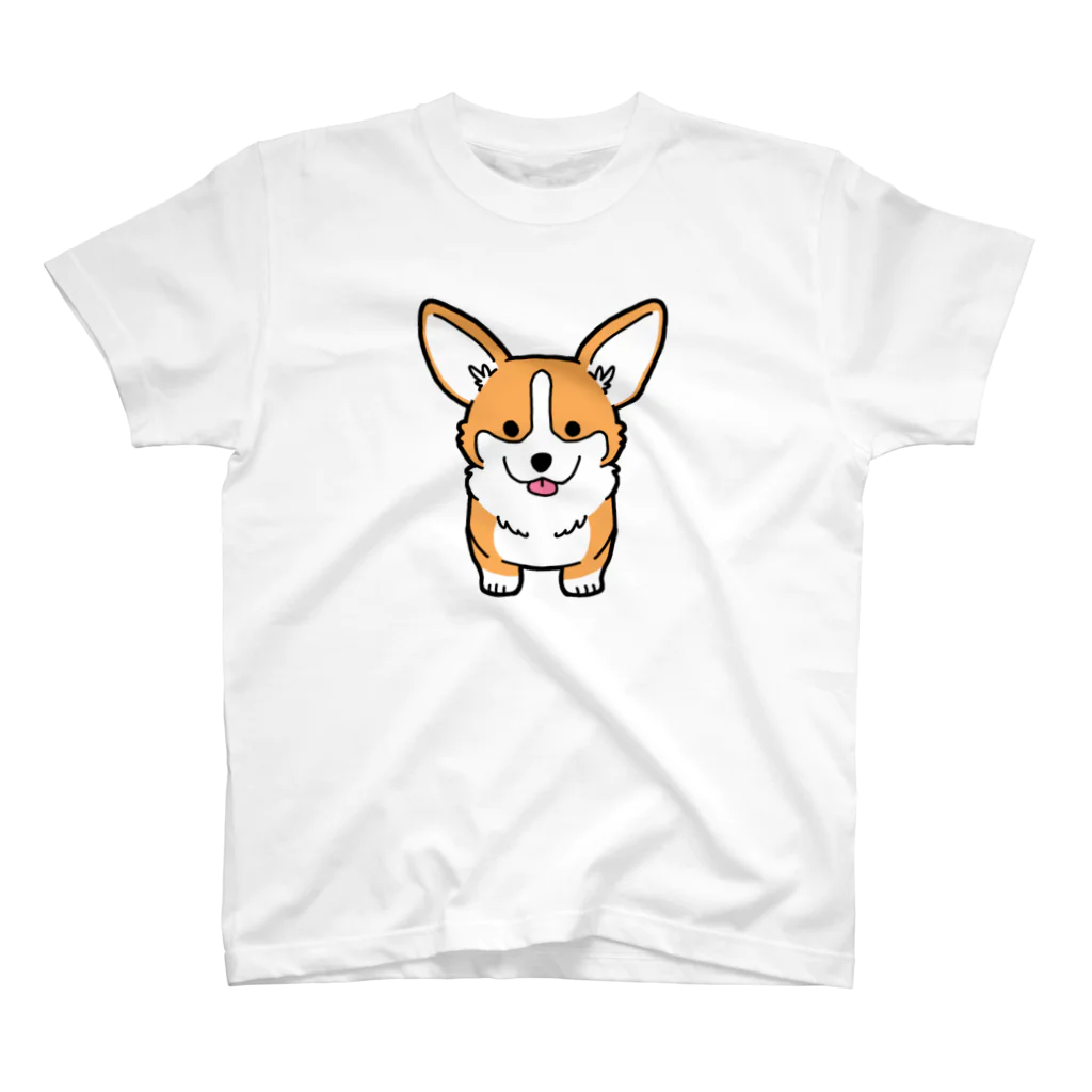 GOD-DOGのコーギーのおしり スタンダードTシャツ