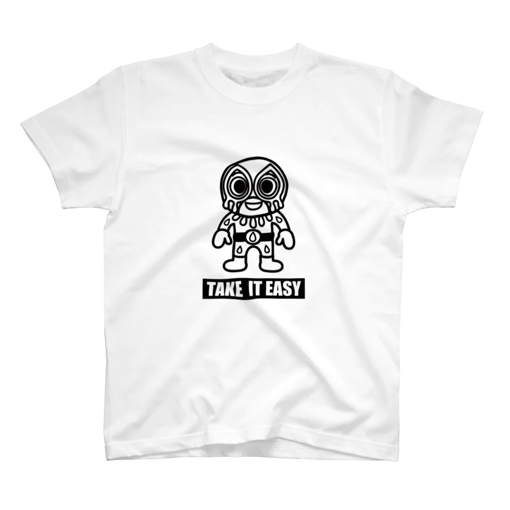 Robot_Pro-Wrestling_Dekinnokaのロボットプロレス　流血仮面 (Ryuketsu Kamen) Regular Fit T-Shirt