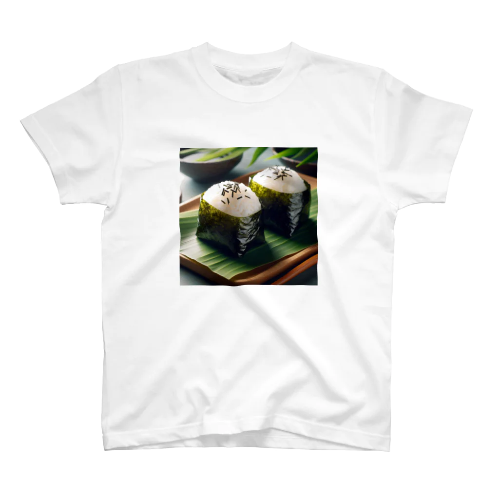 日本の風景 COOL JAPANの日本の風景:お母さんの味''おにぎり" "おむすび''、Japanese scenery: Mom's taste rice balls "Onigri" "Omusubi" Regular Fit T-Shirt