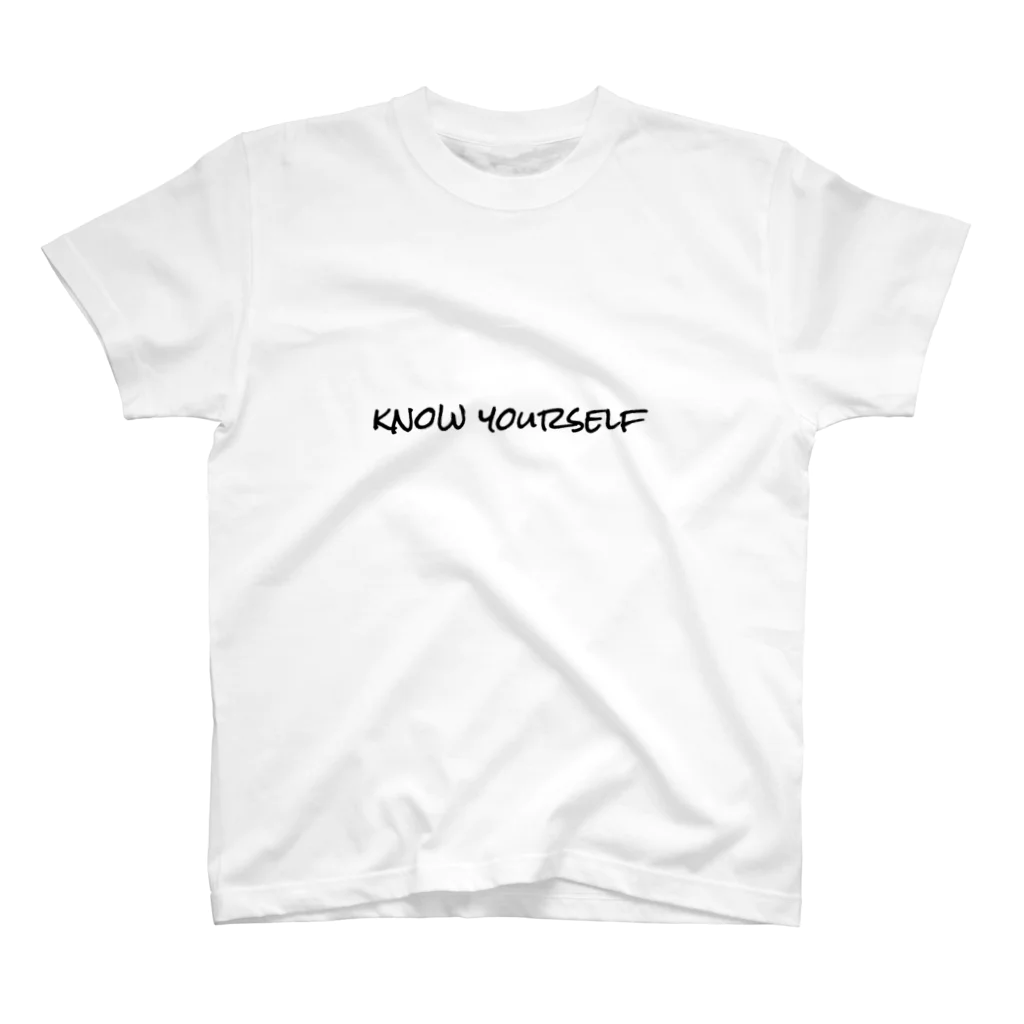 kimoto02のknow yourself 身の程を知れ Regular Fit T-Shirt