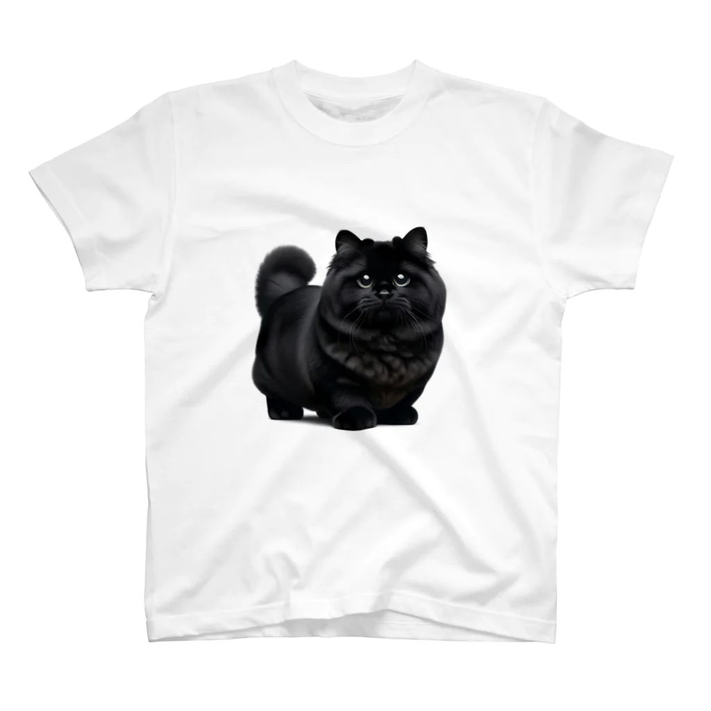 しょっぷトミィの黒猫 Regular Fit T-Shirt