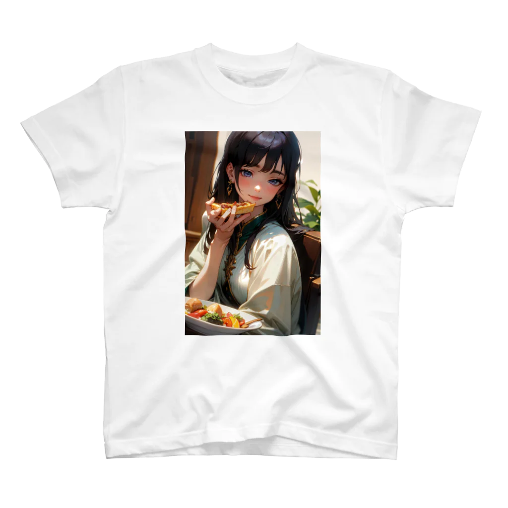 はぴはぴの本日のディナー美女 スタンダードTシャツ