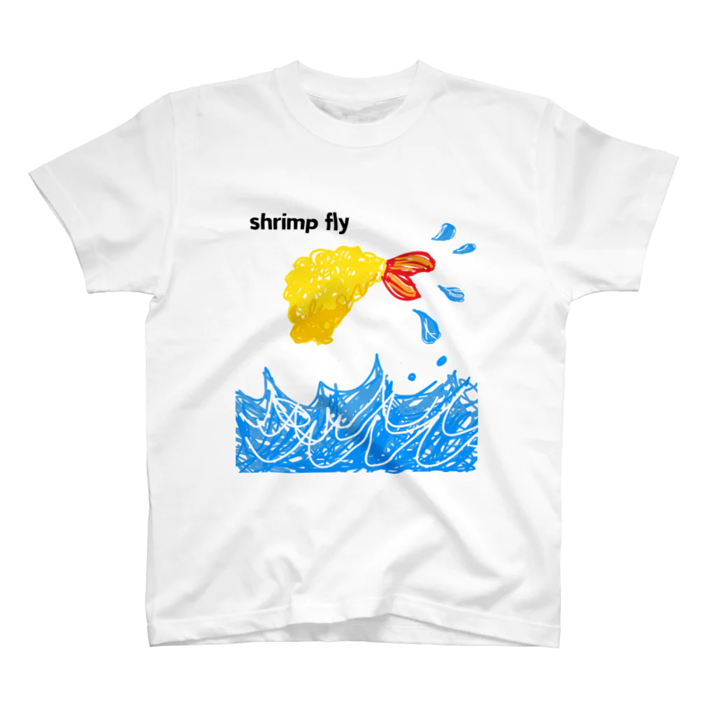 朝河　麻(アサカワ　アサ)のshrimp fly Regular Fit T-Shirt