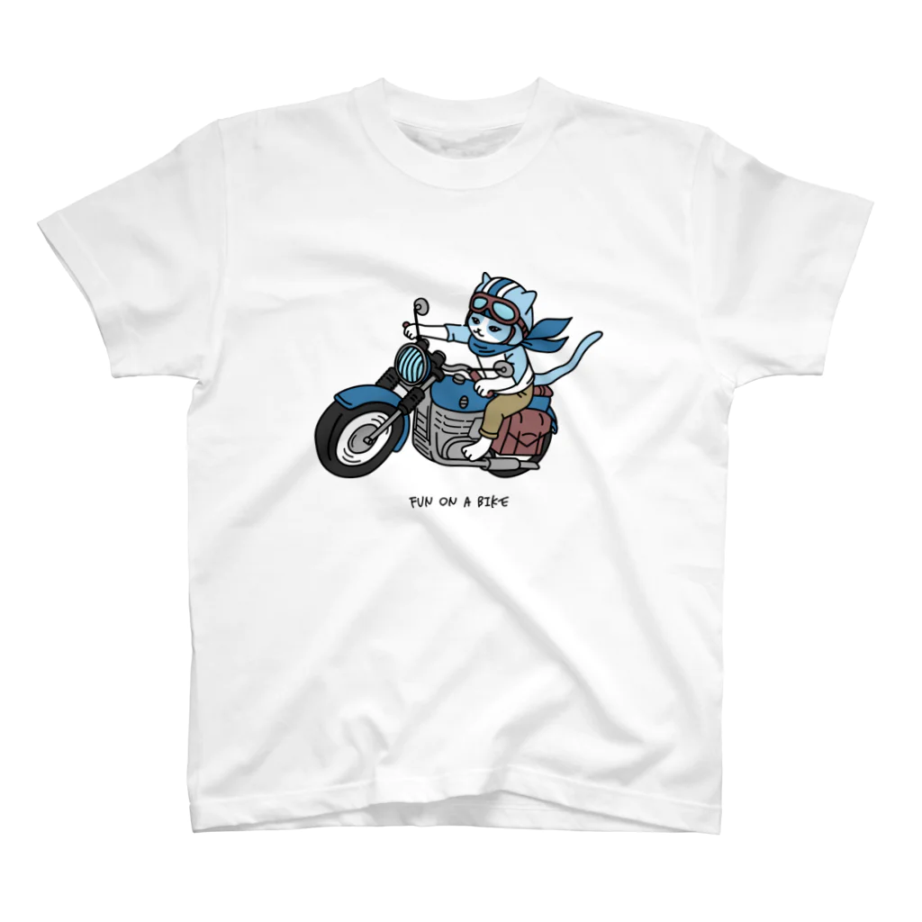 QROOVYのFUN ON A BIKE スタンダードTシャツ