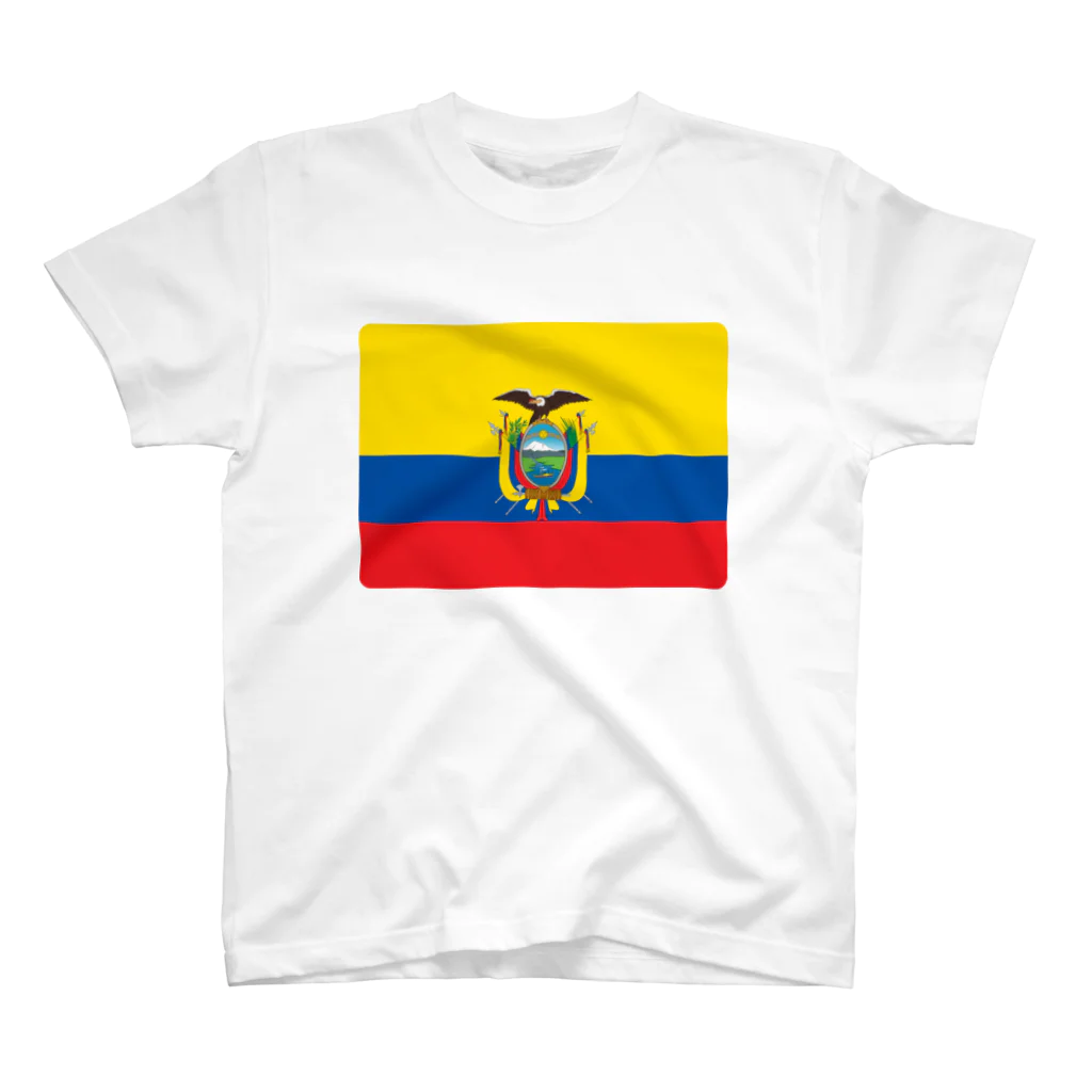 お絵かき屋さんのエクアドルの国旗 スタンダードTシャツ