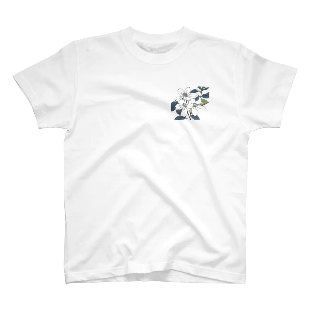 RetrowaveFlowerのRetrowaveFlower-ハナミズキ- Regular Fit T-Shirt