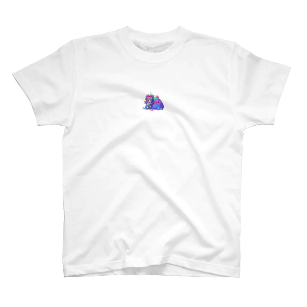 surasuramusumeのスライム娘「あかりちゃん」 Regular Fit T-Shirt