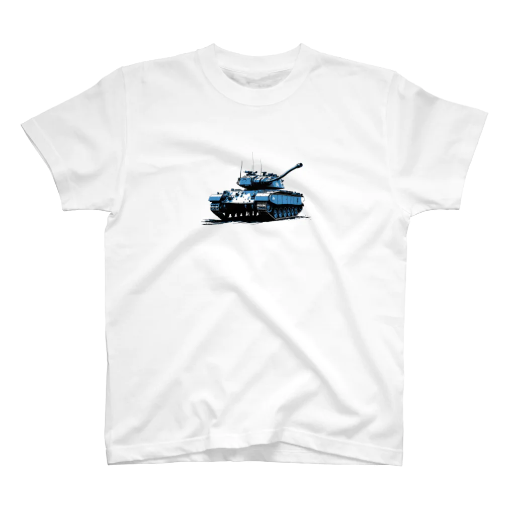 mochikun7の戦車イラスト01 スタンダードTシャツ