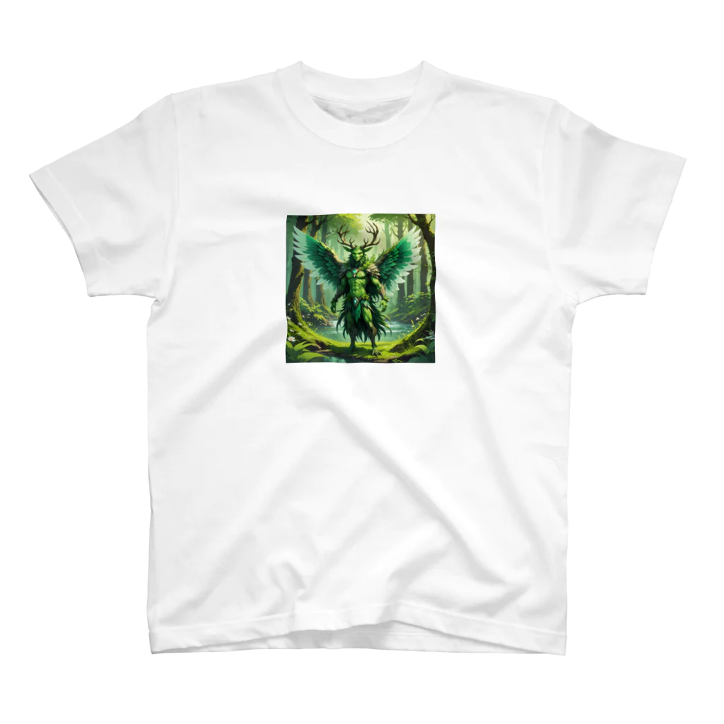 Enchanted Charm Emporiumの森の守り神 ("リーフソング") スタンダードTシャツ