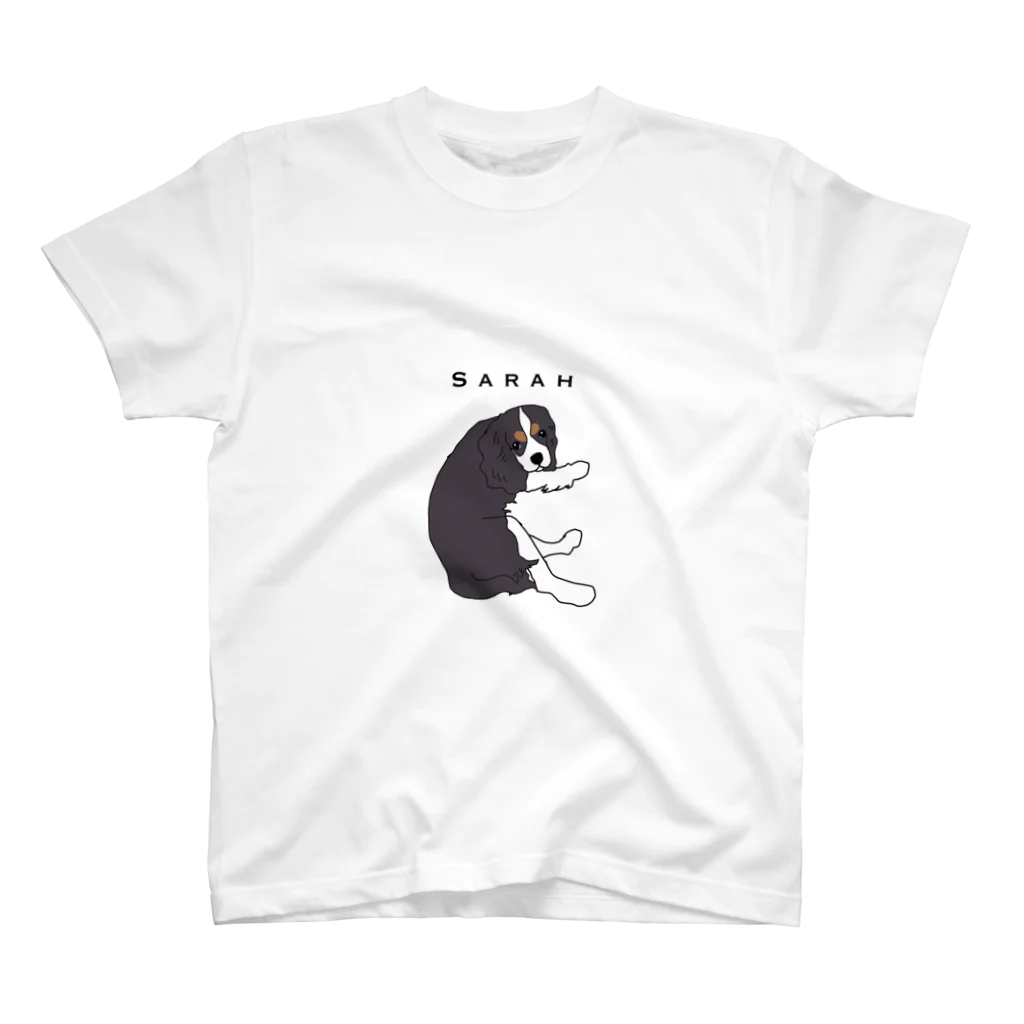 I Love Dog 0467のSarahちゃんーキャバリア スタンダードTシャツ