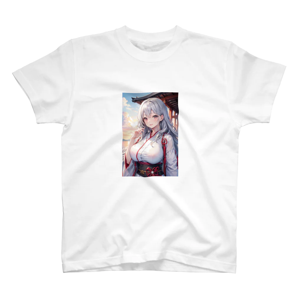 巫女スタぐらむの綺麗な巫女 Regular Fit T-Shirt