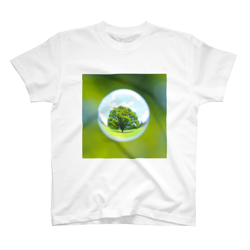 ハレとケのsoratama-green parasol スタンダードTシャツ