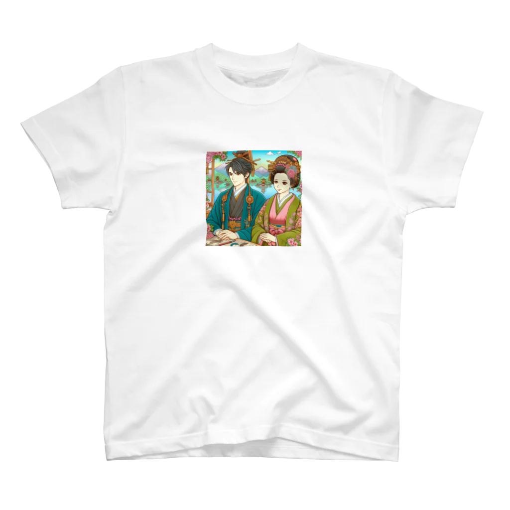 zakki-Rの江戸の夫婦 スタンダードTシャツ