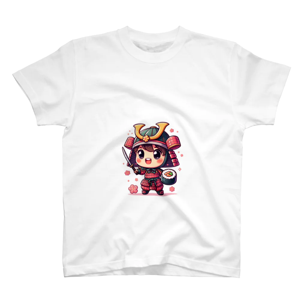 shibakentarooのかわいい武士 スタンダードTシャツ