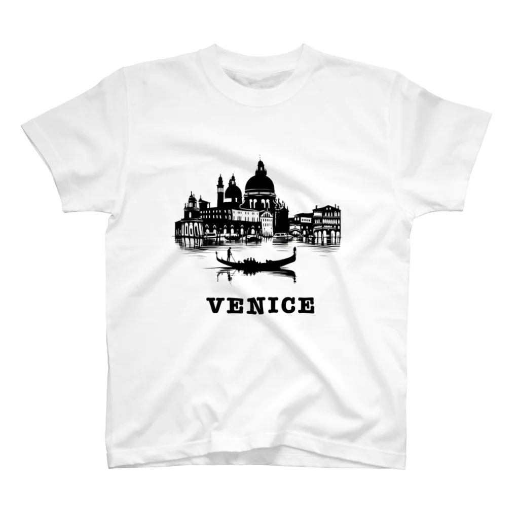 Tee Horizonの【旅行シリーズ】ヴェネチア（VENICE）Tシャツ Regular Fit T-Shirt