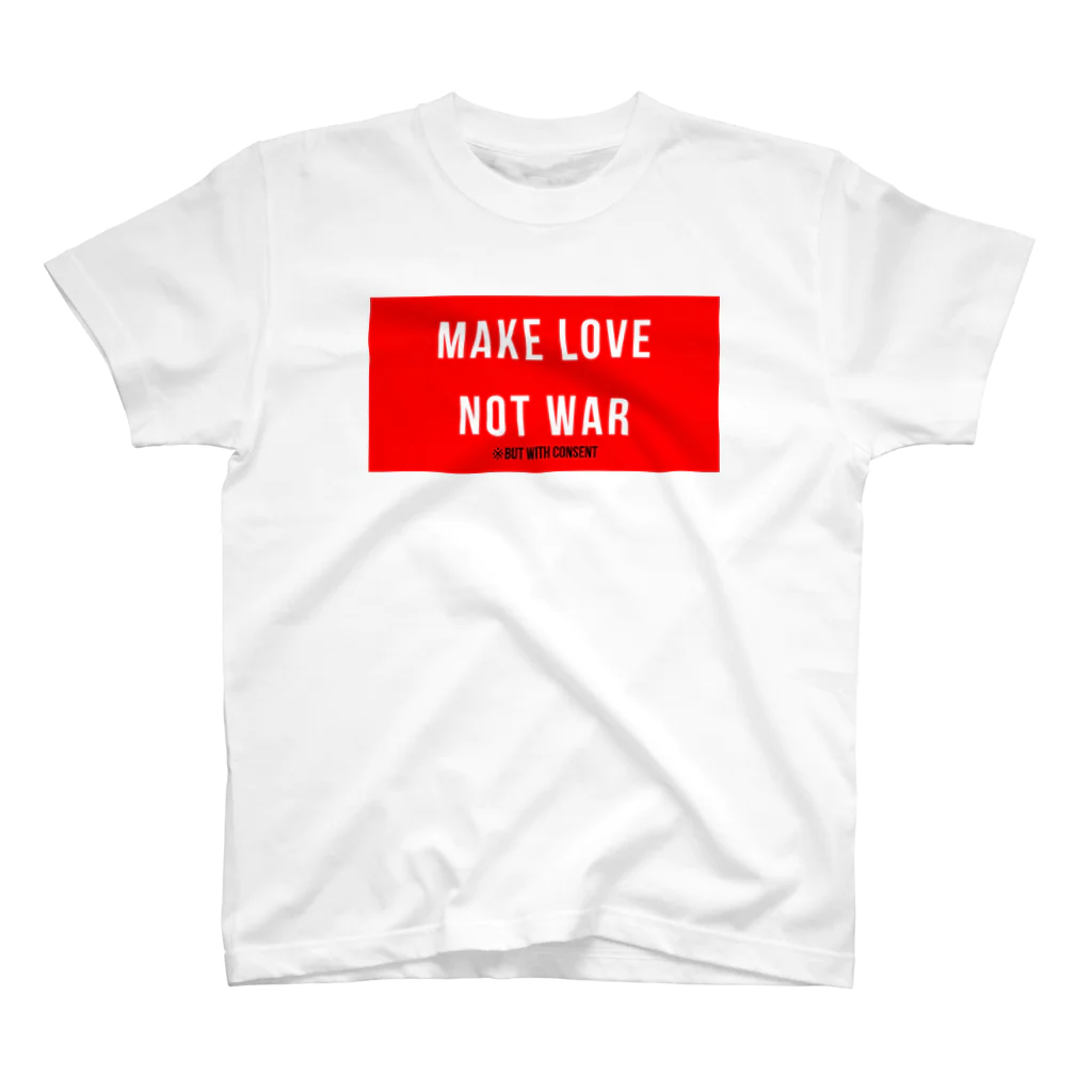 Voice Up JapanのMAKE LOVE NOT WAR スタンダードTシャツ