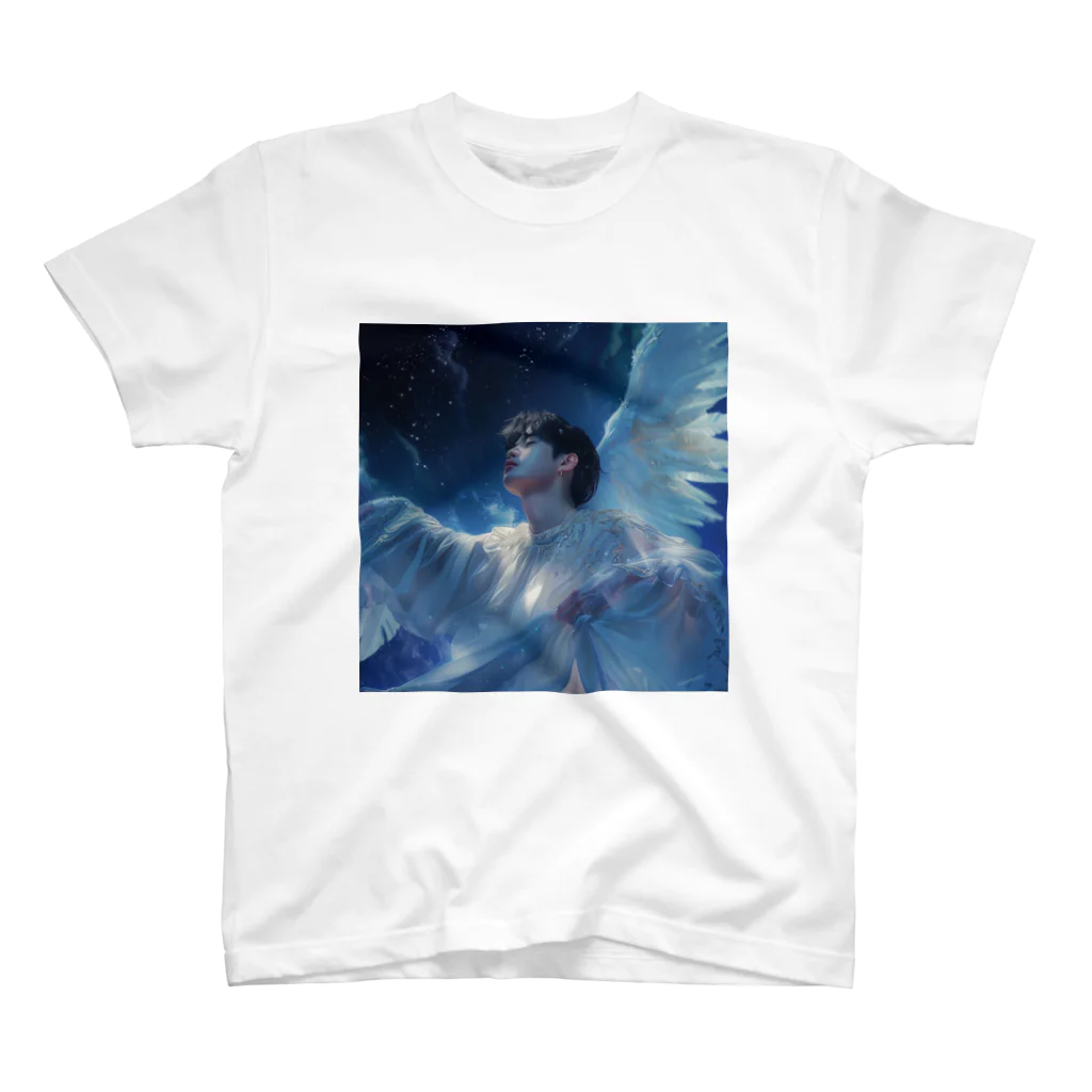 pure_soobinの夜空の天使 Regular Fit T-Shirt