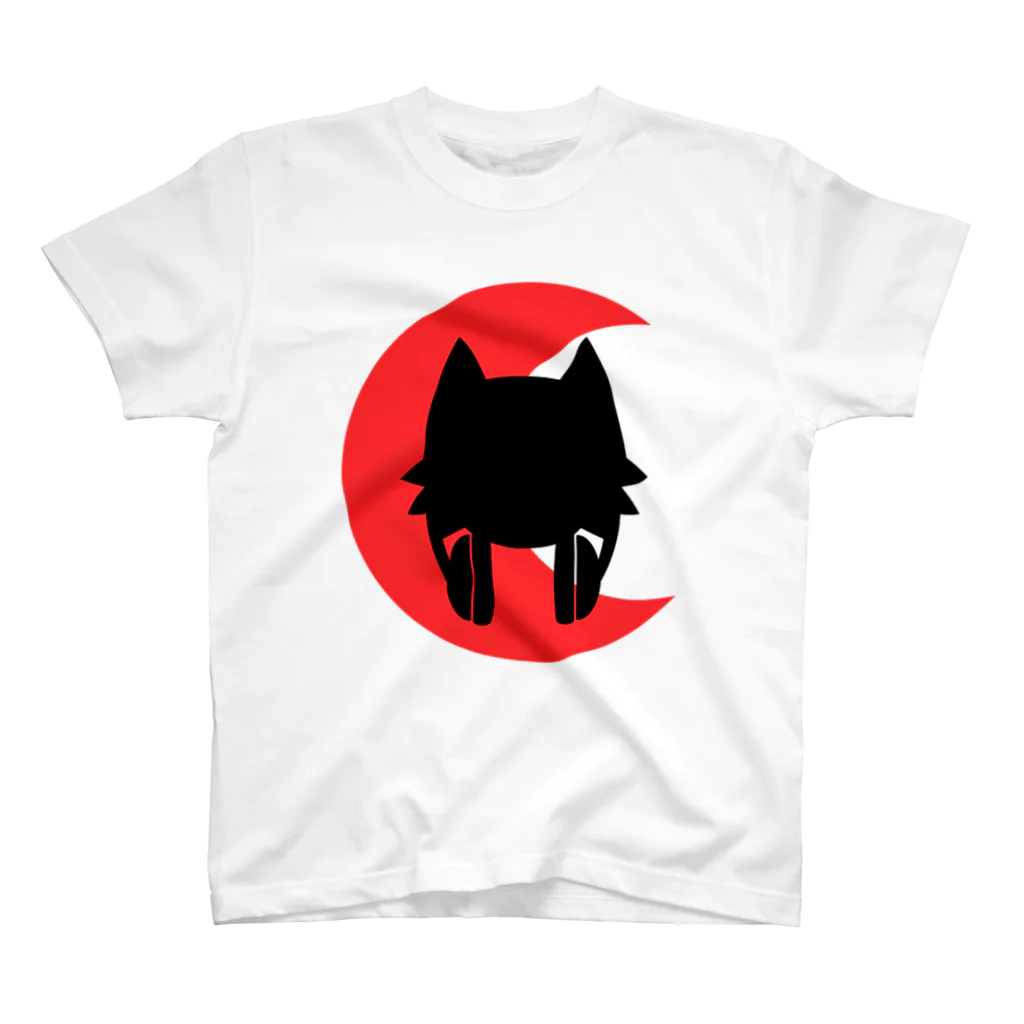 🐺赤猫🐱工房の赤猫オリジナルグッズ01 スタンダードTシャツ