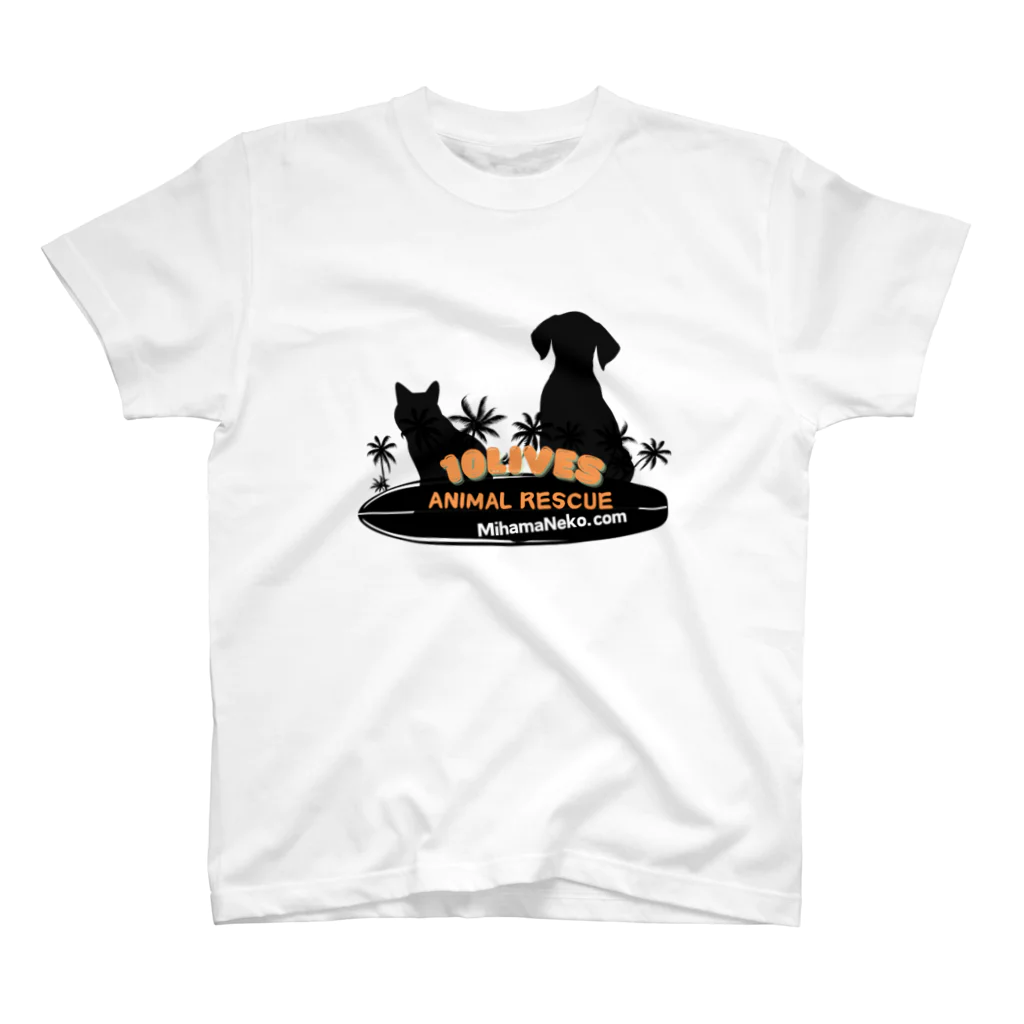 mihamaneko の犬と猫 スタンダードTシャツ