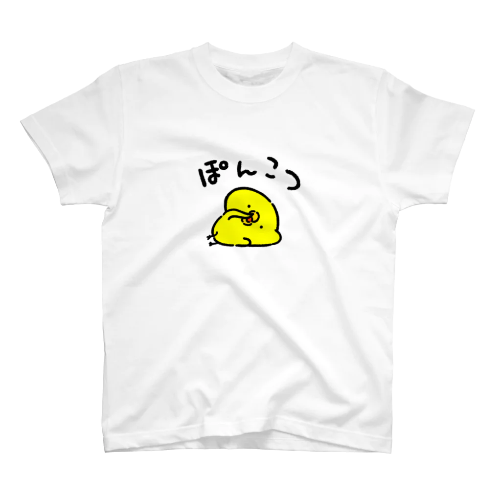 ぴよたそ商店のぽんこつぴよたそ スタンダードTシャツ