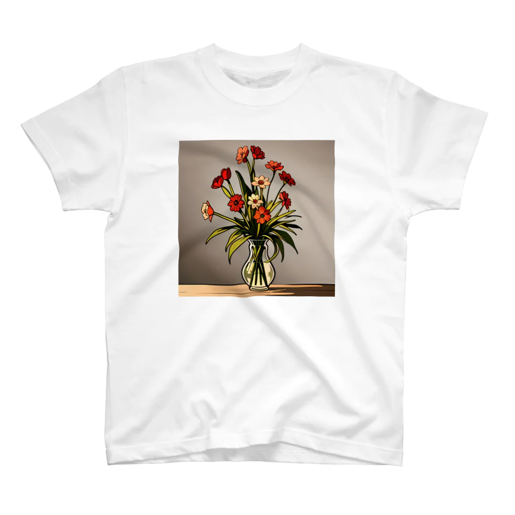 samenoa81の花瓶と花 Regular Fit T-Shirt