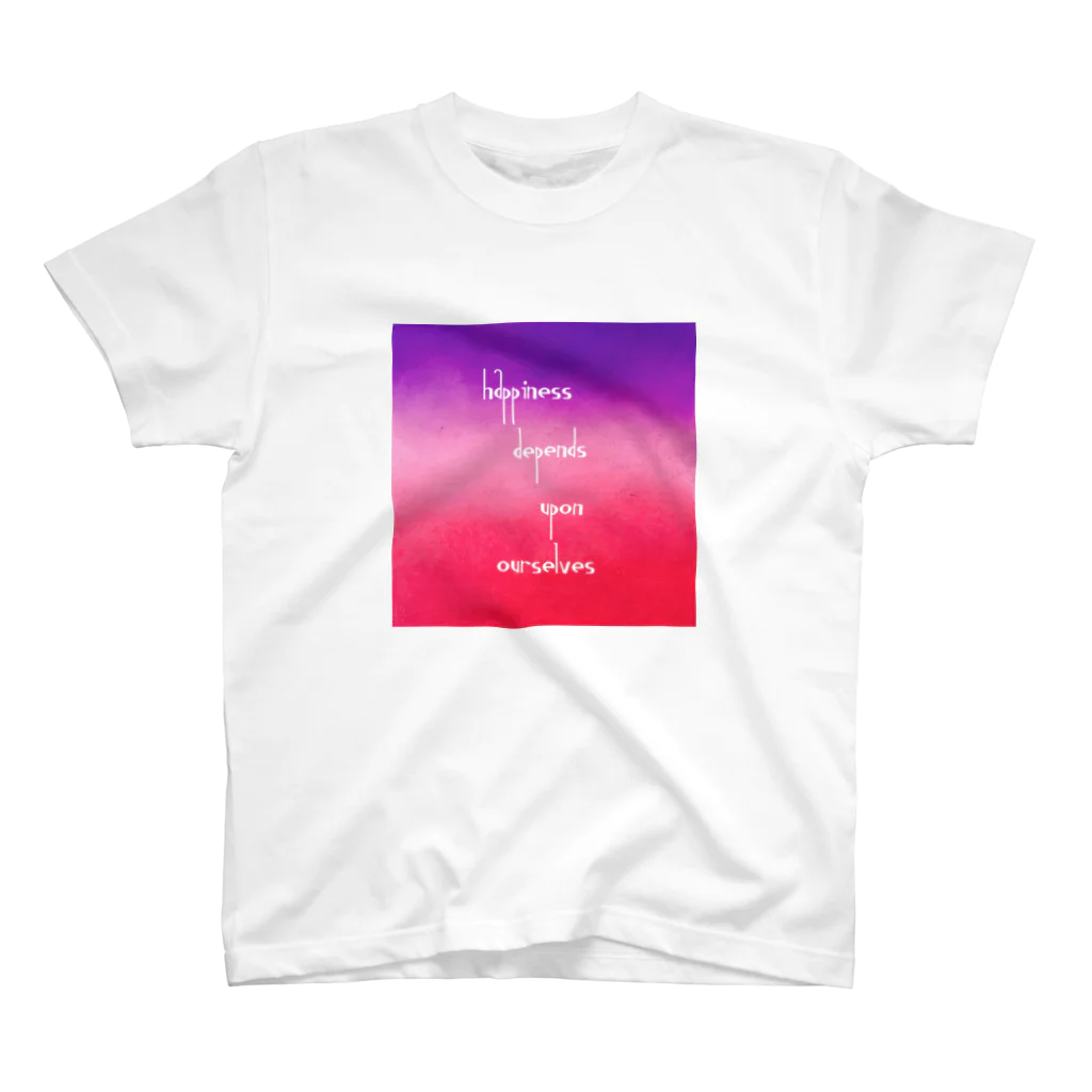 posi artのposiグラデーションメッセージ スタンダードTシャツ