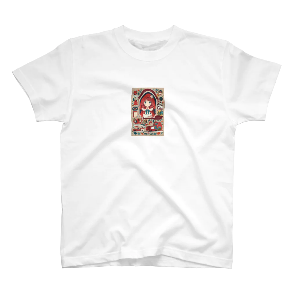 ai_dailylifeの赤ずきん Regular Fit T-Shirt