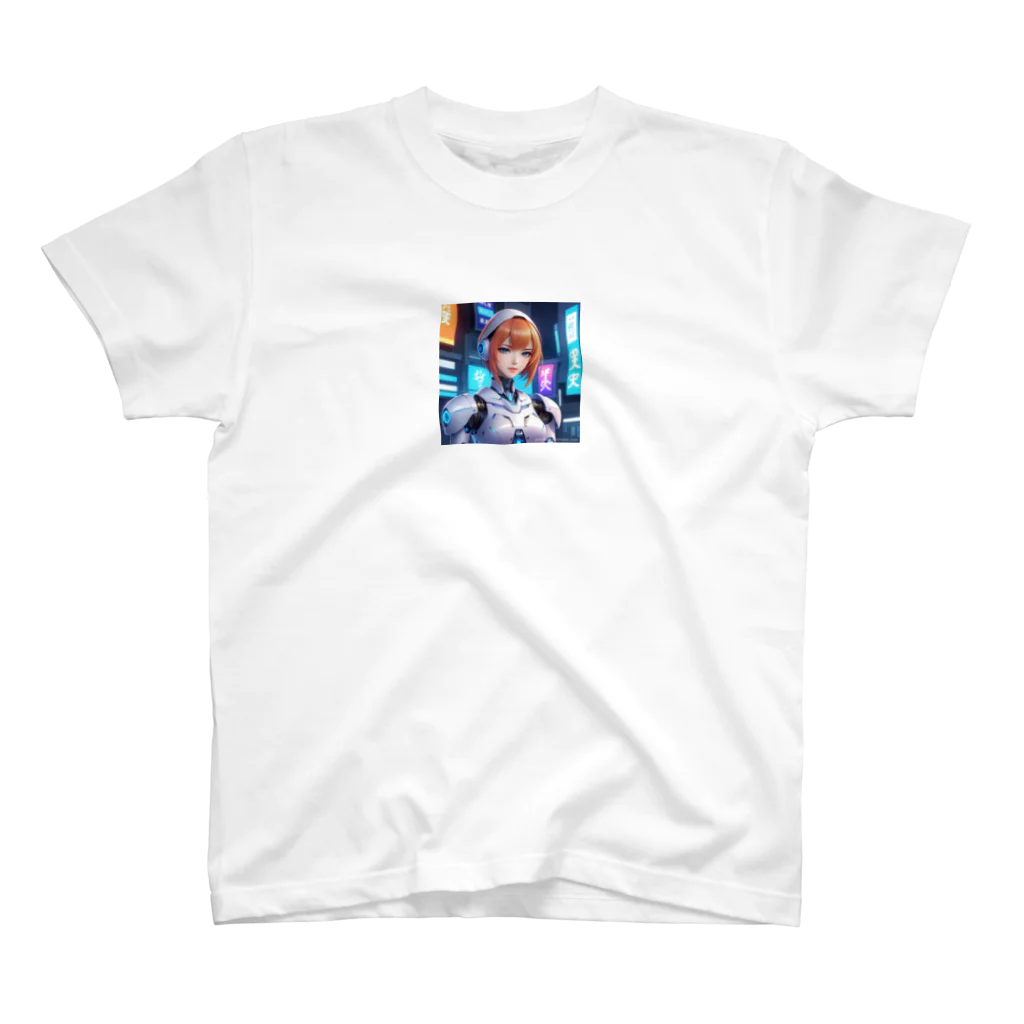 HOUHOUHOUの美人ＡＩロボット3 スタンダードTシャツ