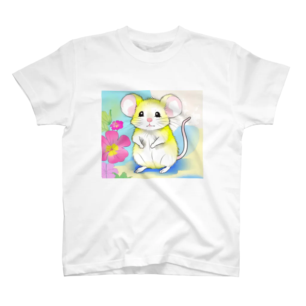 いちごソーダのねずみのスニーキー スタンダードTシャツ