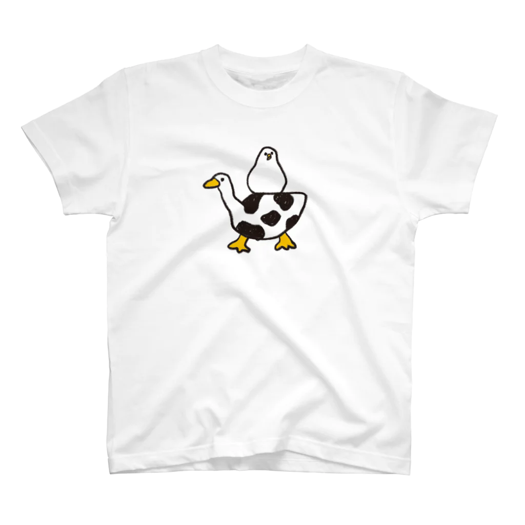 shigemiのMOO MOO DUCK RIDE Regular Fit T-Shirt