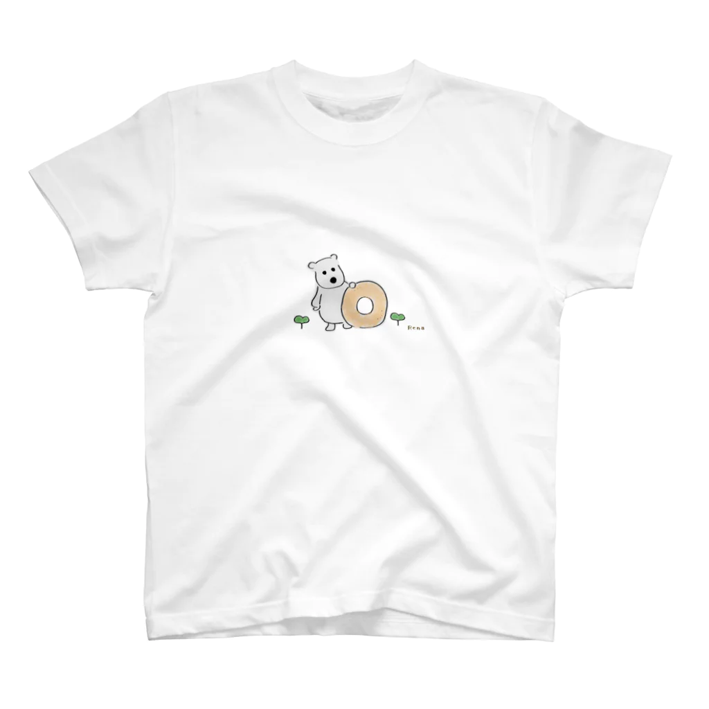 おぺんのしろくまドーナツ スタンダードTシャツ