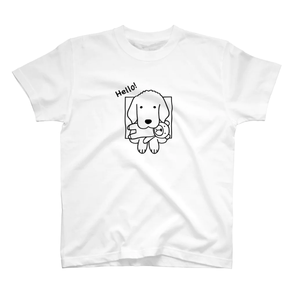 efrinmanのハロー！線画（両面） スタンダードTシャツ