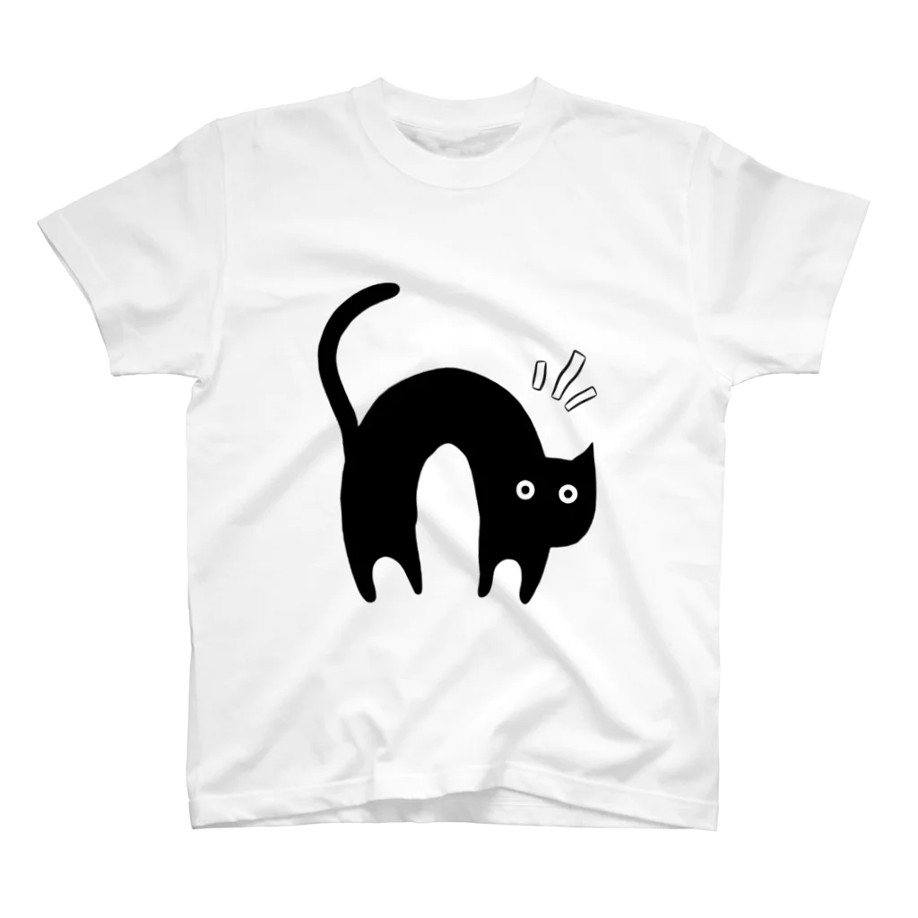 はる_社務所の黒猫５ スタンダードTシャツ