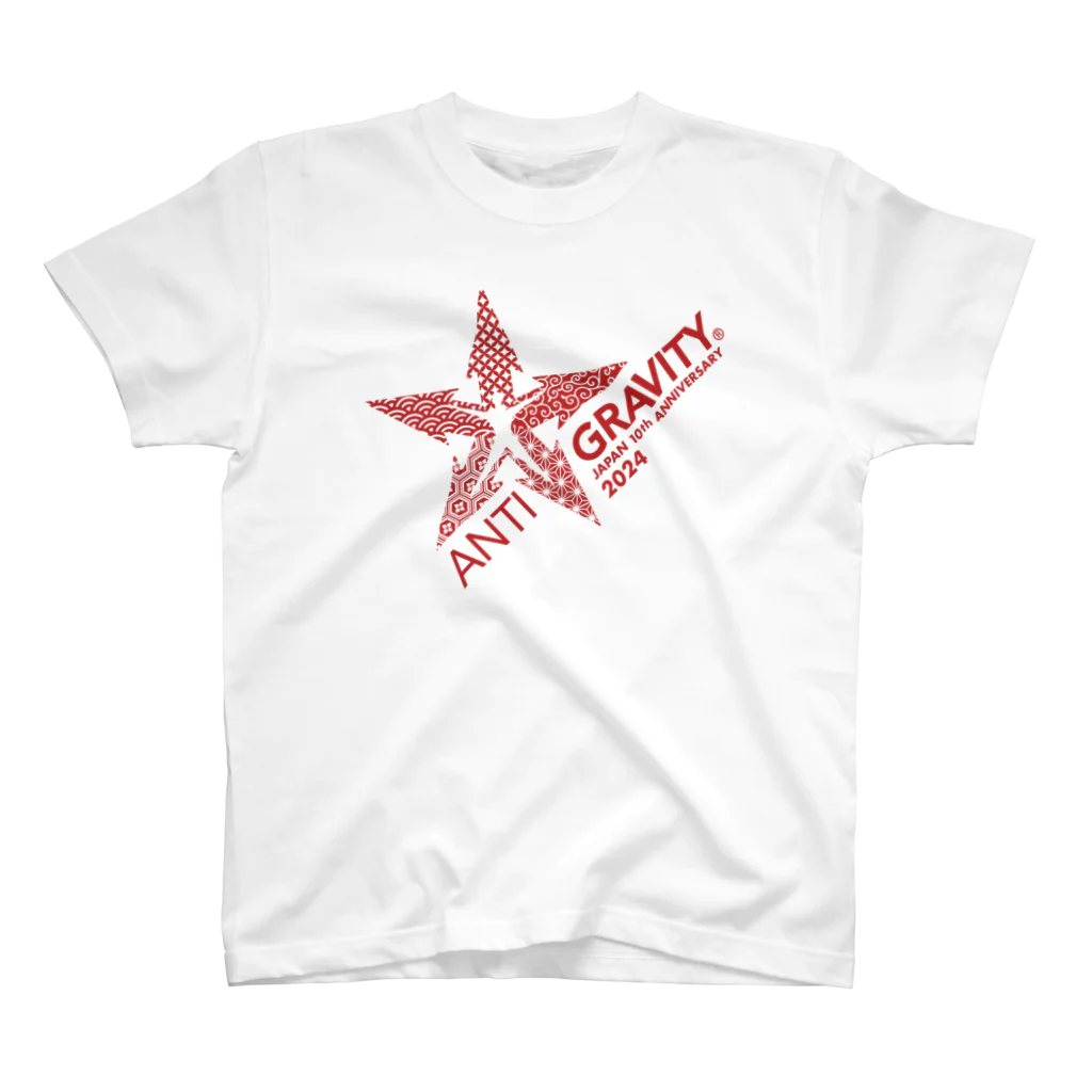 AntiGravity®JAPANのAGJ10周年記念 特別ロゴT（白） スタンダードTシャツ