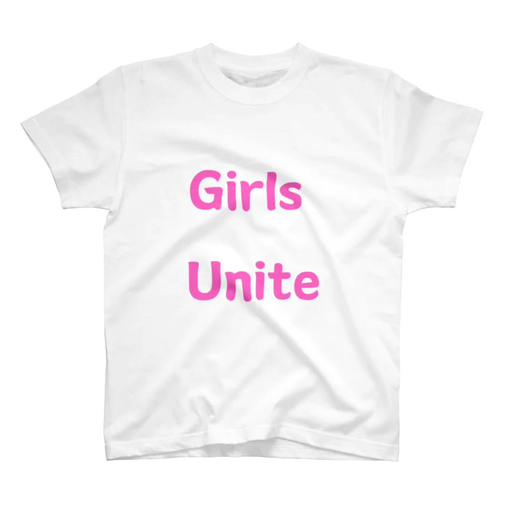 あい・まい・みぃのGirls Unite-女性たちが団結して力を合わせる言葉 Regular Fit T-Shirt