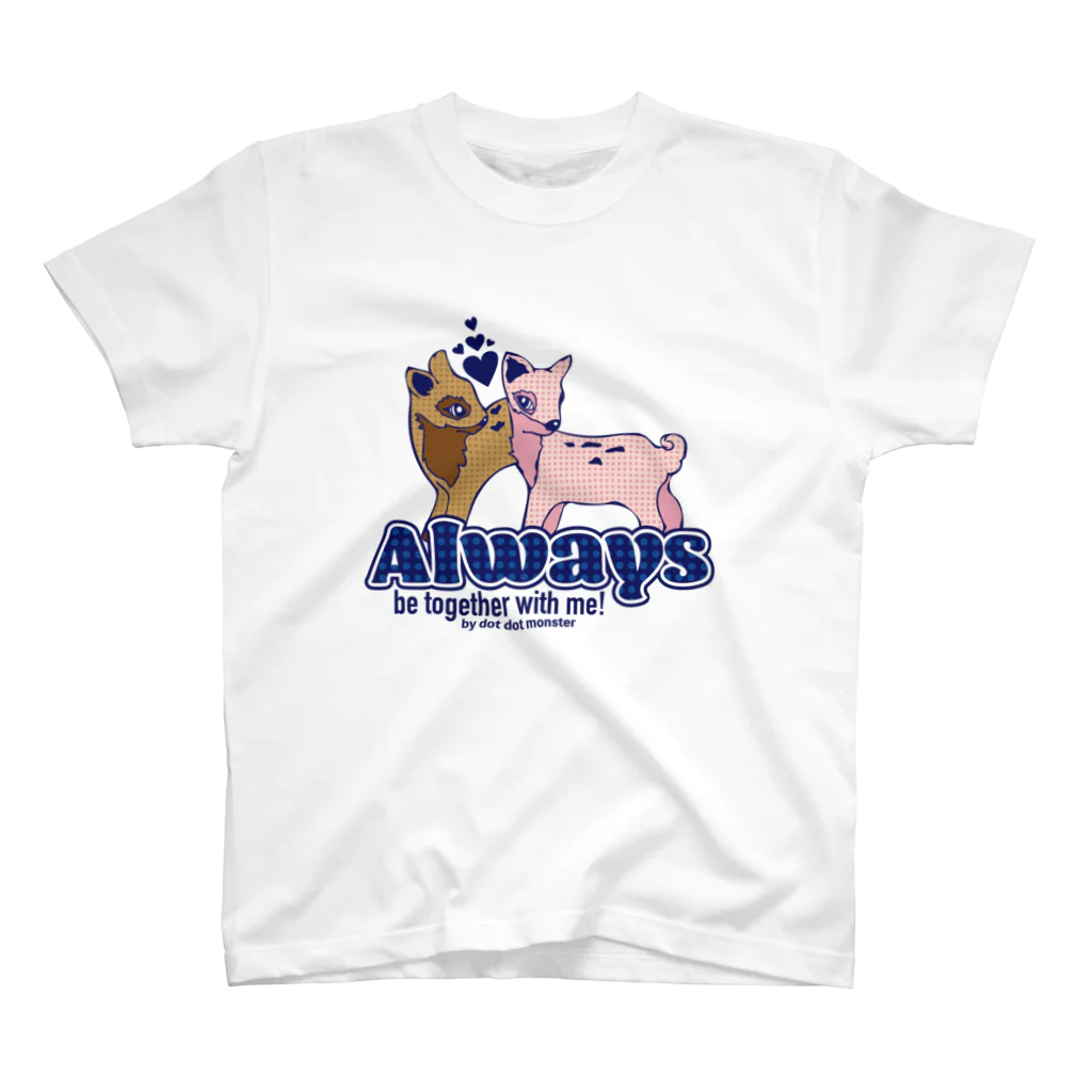 dot.dot.monsterのAlways be together Regular Fit T-Shirt