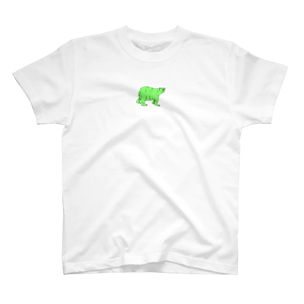 若林の蛍光クマ Regular Fit T-Shirt