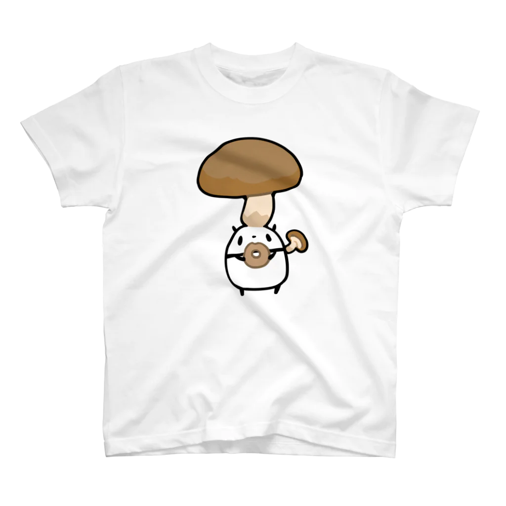 うさやのシイタケに侵食されるパンダ Regular Fit T-Shirt