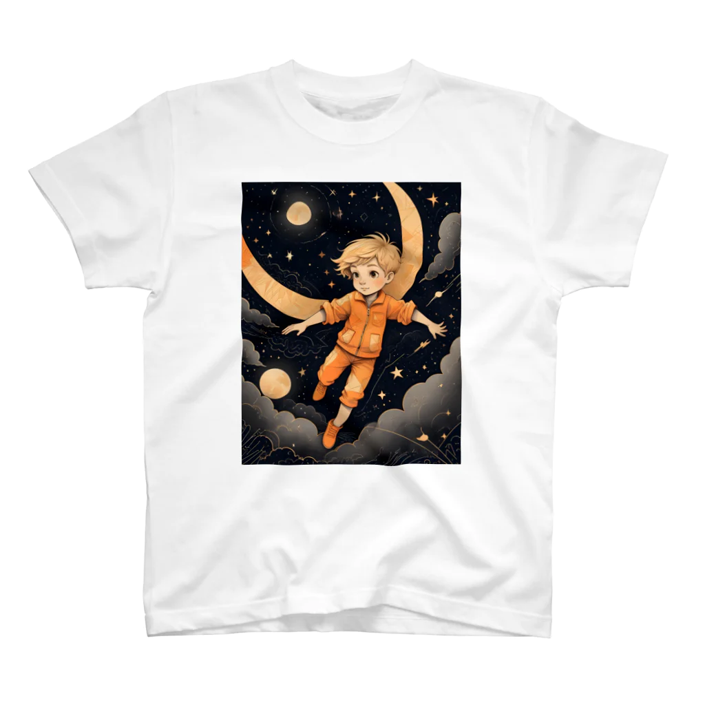 AI Fantasy Art Shopのnight adventure① Regular Fit T-Shirt