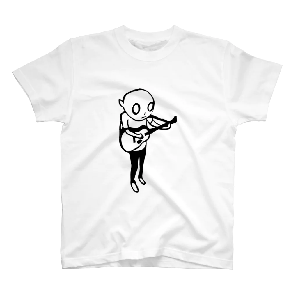 バリバリクエスチョンのギター弾き語りTシャツ Regular Fit T-Shirt