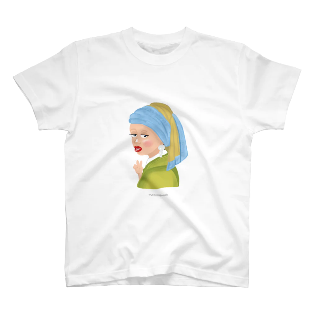 まゆみその青ターバンの女の子 Regular Fit T-Shirt