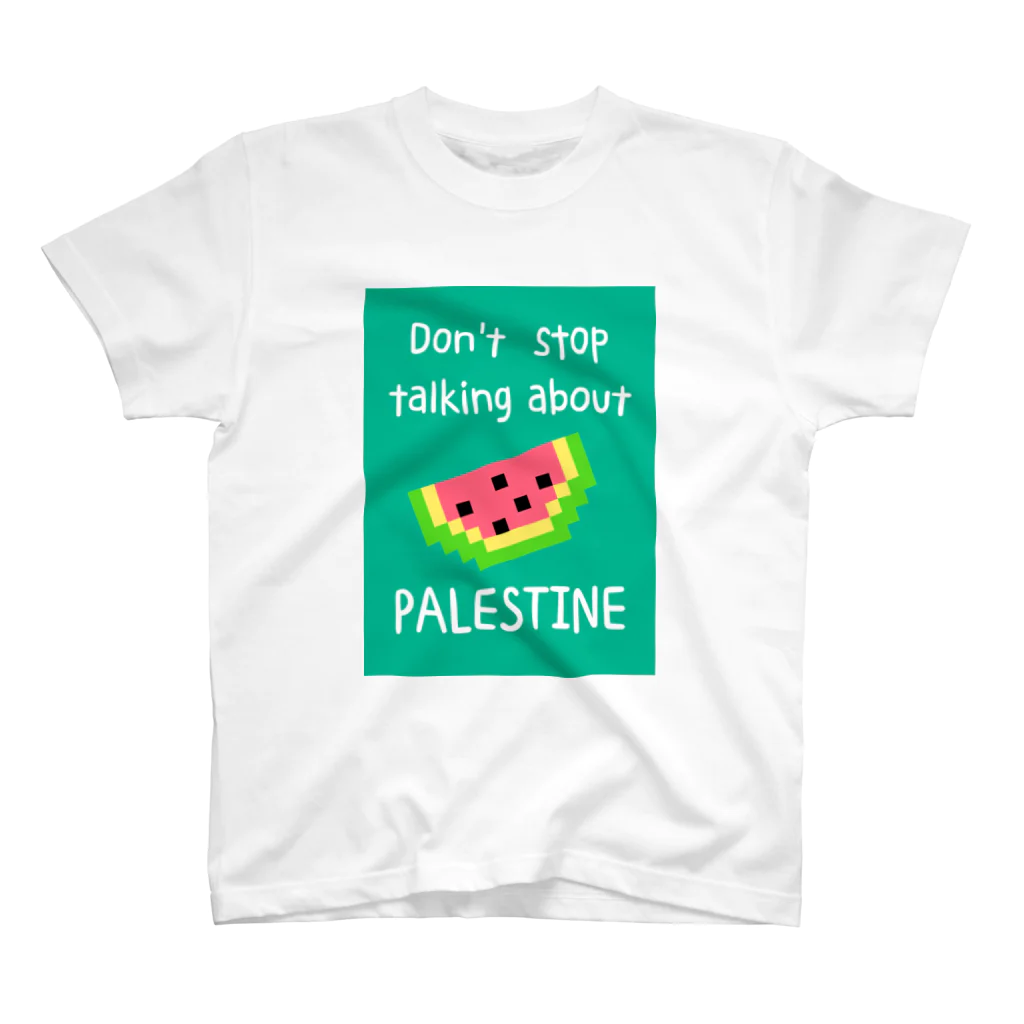 かもねぎショップのFREE PALESTINE スタンダードTシャツ