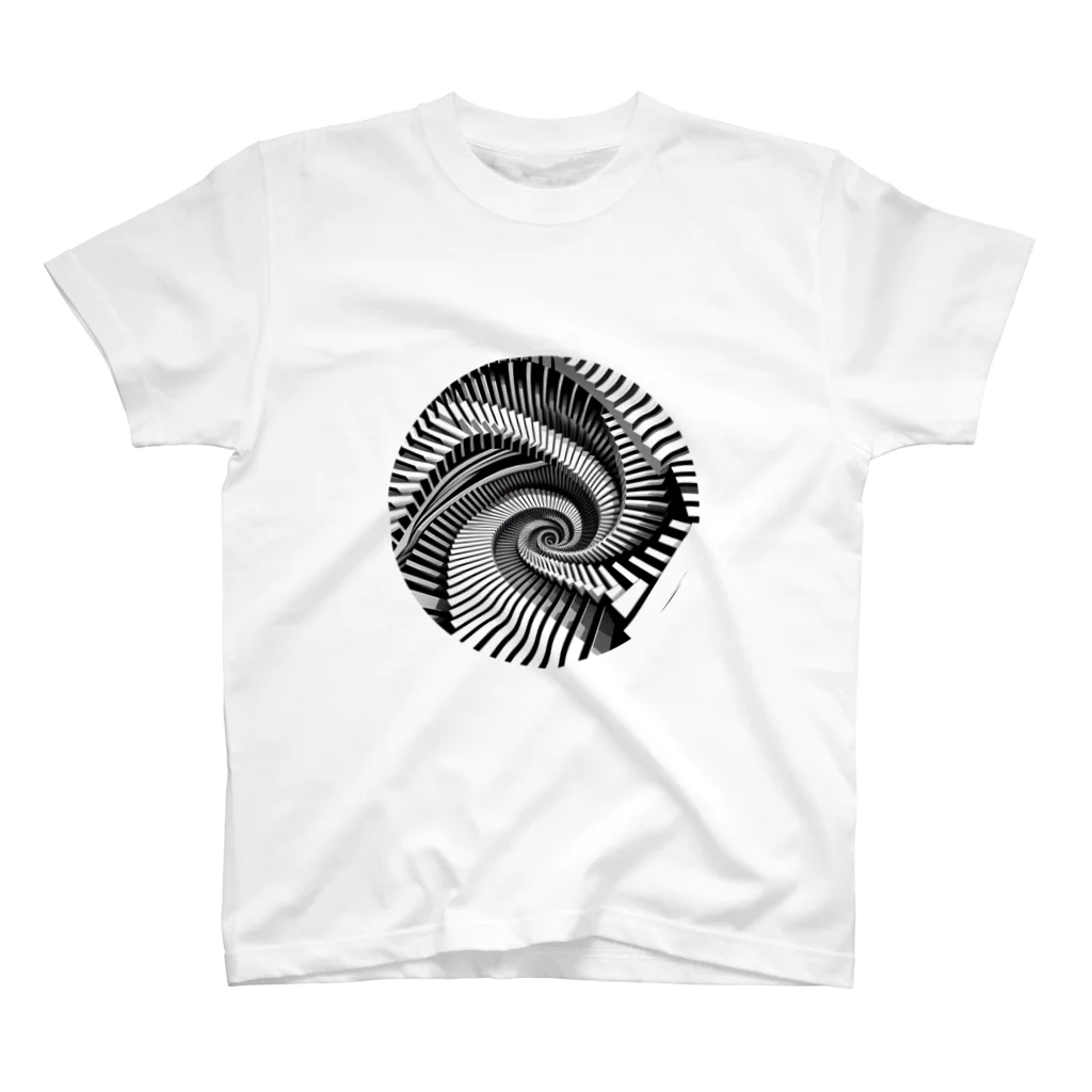 riotriffs_punksのspiral Regular Fit T-Shirt