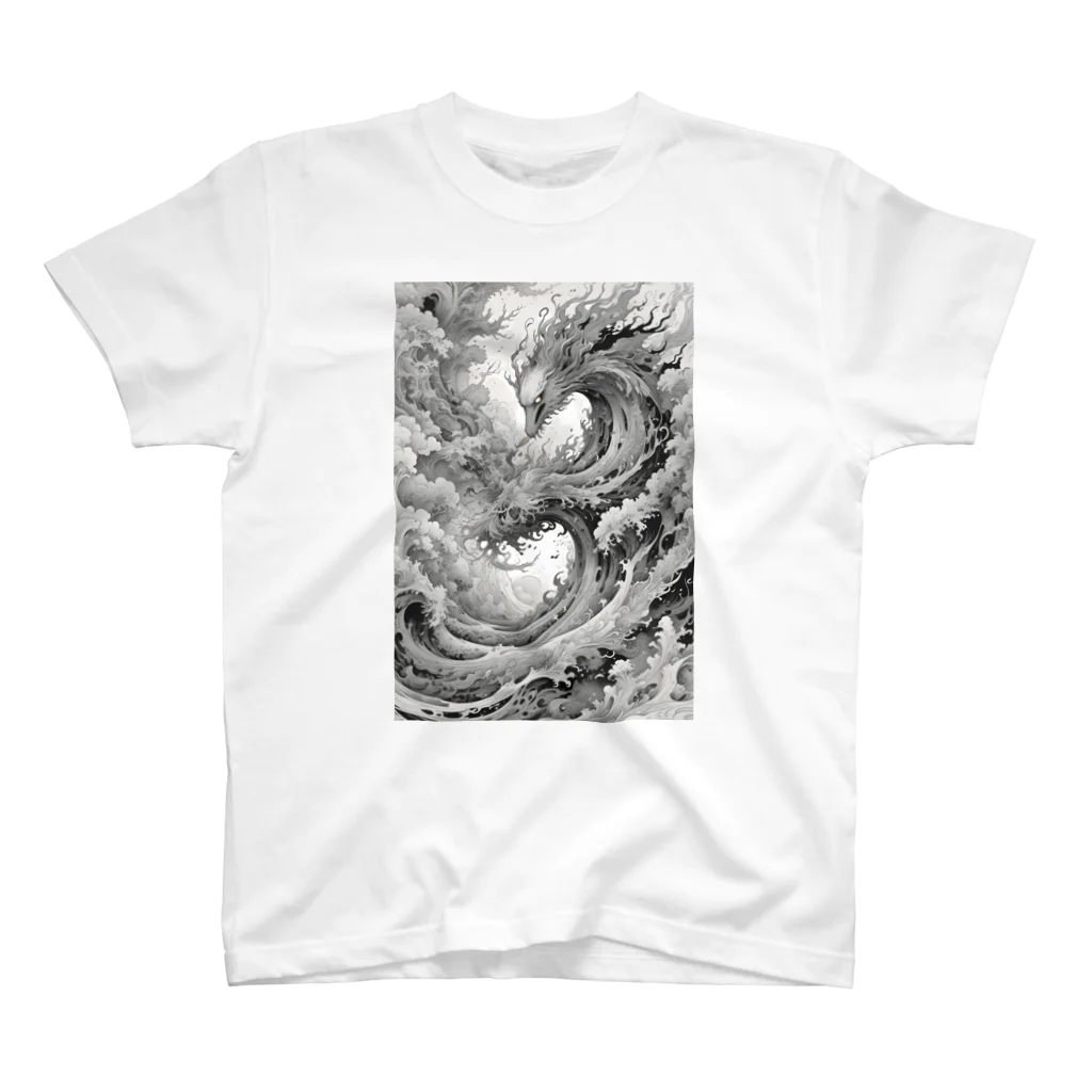 AI Fantasy Art Shopの【限定商品】Chaos① Regular Fit T-Shirt